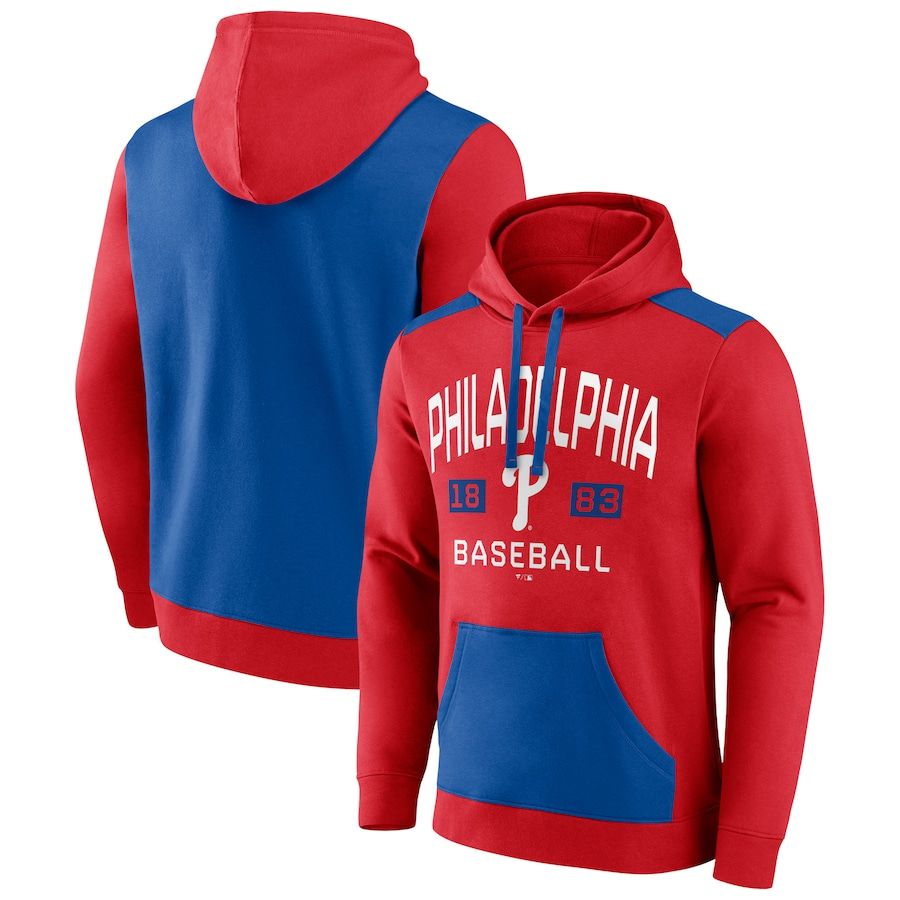 Men 2023 MLB Philadelphia Phillies red Sweatshirt style 3